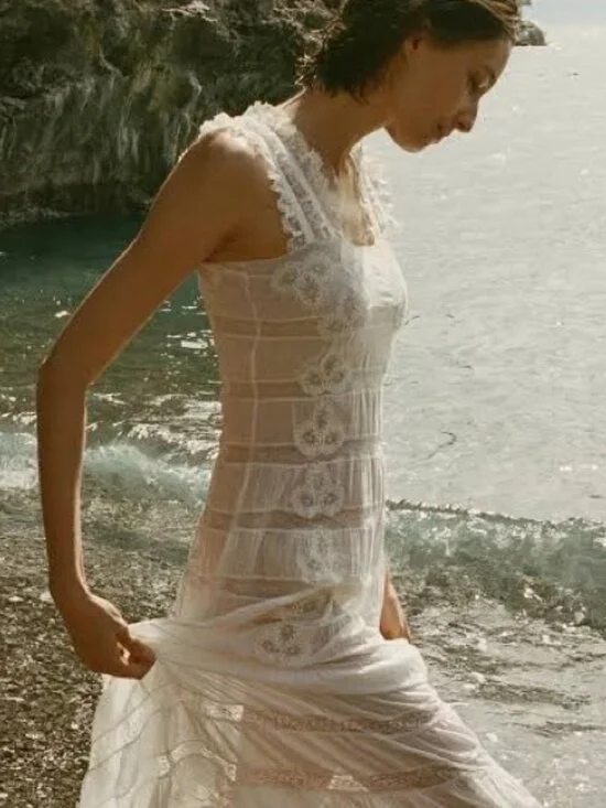 Doen Angeletta Dress in Salt - Picture 2 of 9